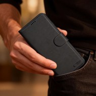 Кожен тефтер за Xiaomi 17T Pro от Tech-Protect Wallet - Black