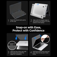 SPIGEN AIRSKIN MACBOOK PRO 14 M1-M5 PRO / M5 PRO MAX 2021-2026 FROST BLACK