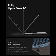 SPIGEN AIRSKIN MACBOOK PRO 16 M1-M5 / M5 PRO / M5 PRO MAX 2021-2026 FROST BLACK