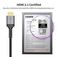 TECH-PROTECT ULTRABOOST CABLE HDMI 2.1 4K 120HZ / 8K 60HZ 200CM BLACK