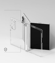 Удароустойчив твърд кейс за Samsung Galaxy Z Fold 8 от Ringke Fusion - Clear