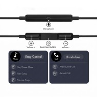 TECH-PROTECT ULTRABOOST MINI JACK EARPHONE CORE G3 BLACK