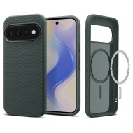 Удароустойчив кейс с MagSafe за Google Pixel 11 Pro от Spigen Liquid Air - Abyss Green