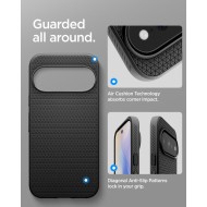 Удароустойчив кейс с MagSafe за Google Pixel 11 Pro XL от Spigen Liquid Air - Matte Black