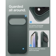 Удароустойчив кейс с MagSafe за Google Pixel 11 Pro XL от Spigen Liquid Air - Abyss Green