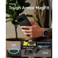 Удароустойчив, твърд кейс с MagSafe за Google Pixel 11 Pro XL от Spigen Tough Armor Mag - Black