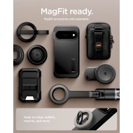 Удароустойчив, твърд кейс с MagSafe за Google Pixel 11 Pro XL от Spigen Tough Armor Mag - Black
