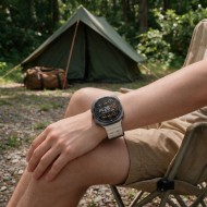 Силиконова каишка за Samsung Galaxy Watch Ultra 1 / 2 / 2024-2026 (47mm) от Tech-Protect IconBand Pro - Starlight