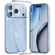 Силиконов кейс за iPhone 17 Pro / 18 Pro от Tech-Protect FlexAir - Прозрачен