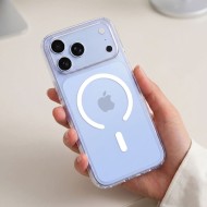 Твърд кейс с MagSafe пръстен за iPhone 17 Pro Max / 18 Pro Max от Tech-Protect FlexAir Hybrid - Прозрачен