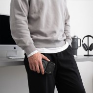 Твърд кейс с MagSafe пръстен за IPhone 17 Pro / 18 Pro от Tech-Protect MagMat  - BLACK
