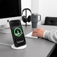 Твърд кейс с MagSafe пръстен за IPhone 17 Pro / 18 Pro от Tech-Protect MagMat  - BLACK