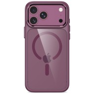Твърд кейс с MagSafe пръстен за IPhone 17 Pro / 18 Pro от Tech-Protect MagMat  - BLACK Български - Cherry