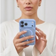 Твърд кейс с MagSafe пръстен за IPhone 17 Pro / 18 Pro от Tech-Protect MagMat  - Blue
