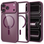Твърд кейс с MagSafe пръстен за IPhone 17 Pro Max / 18 Pro Max от Tech-Protect MagMat - Dark Cherry