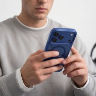 Твърд кейс с MagSafe пръстен за IPhone 17 Pro Max / 18 Pro Max от Tech-Protect MagMat  - Deep Blue