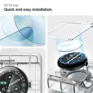 FOLIA HYDROŻELOWA SPIGEN ELITE SHIELD ”EZ FIT” 2-PACK GOOGLE PIXEL WATCH 3 / 4 / 5 (45 MM) CLEAR