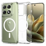 Хибриден кейс с MagSafe за Motorola Edge 70 Pro 5G от Tech-Protect Flexair Hybrid - Clear