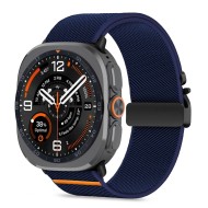Найлонова каишка за Samsung Galaxy Watch Ultra 1 / 2 2024-2026 (47mm) от Tech Protect Nylon Claps - Navy Blue