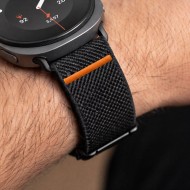 Найлонова каишка за Samsung Galaxy Watch 8 / 9 / Classic (40 / 44 / 46 mm) от Tech Protect Nylon Claps - Black