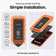 SZKŁO PRYWATYZUJĄCE TECH-PROTECT QUICK SET SPY+ 2-PACK IPHONE 18 PRO MAX PRIVACY