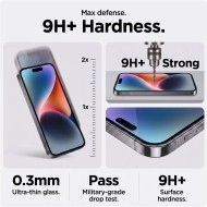SZKŁO PRYWATYZUJĄCE TECH-PROTECT QUICK SET SPY+ 2-PACK IPHONE 18 PRO PRIVACY