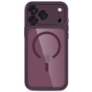 TECH-PROTECT MAGPEAK MAGSAFE CC IPHONE 17 PRO / 18 PRO DARK CHERRY/CLEAR