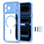 TECH-PROTECT MAGPEAK MAGSAFE CC IPHONE 17 PRO MAX / 18 PRO MAX LIGHT BLUE/CLEAR
