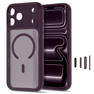 TECH-PROTECT MAGPEAK MAGSAFE CC IPHONE 17 PRO MAX / 18 PRO MAX MATTE DARK CHERRY