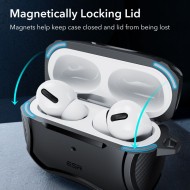 360 градусов калъф с MagSafe за Apple Airpods Pro 1 / 2 от ESR Cyber Halolock - Черен