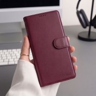 Кожен тефтер с MagSafe за iPhone 17 Pro Max / 18 Pro Max от Tech-Protect Wallet MagSafe - Mulberry