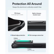 ESR CLASSIC HYBRID KICKSTAND MAGSAFE IPHONE 17 PRO / 18 PRO CLEAR/BLACK