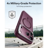ESR CLASSIC HYBRID KICKSTAND MAGSAFE IPHONE 17 PRO MAX / 18 PRO MAX FROSTED DEEP BURGUNDY