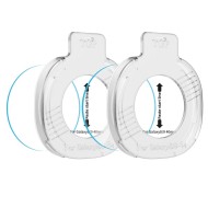 SZKŁO HARTOWANE TECH-PROTECT EASY SET+ 2-PACK SAMSUNG GALAXY WATCH 8 / 9 (40 MM) CLEAR