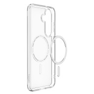 Удароустойчив кейс с MagSafe пръстен за Samsung Galaxy S26 FE от Spigen Ultra Hybrid Mag - Clear / White