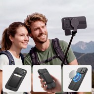 Удароустойчив кейс с MagSafe и капак на камерата за iPhone 17 Pro / 18 Pro от Tech Protect Kevlar Aura - Matte Black