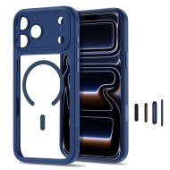 TECH-PROTECT MAGPEAK MAGSAFE CC IPHONE 17 PRO / 18 PRO DEEP BLUE/CLEAR
