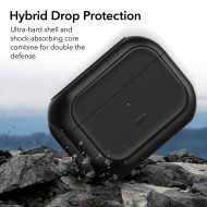 360 градусов калъф за слушалки с MagSafe за Apple Airpods Pro 1 / 2 от ESR Orbit Halolock - Черен
