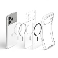 SPIGEN ULTRA HYBRID MAGSAFE IPHONE 17 PRO / 18 PRO CLEAR/GRAPHITE