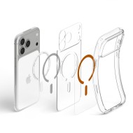 SPIGEN ULTRA HYBRID MAGSAFE IPHONE 17 PRO / 18 PRO CLEAR/ORANGE