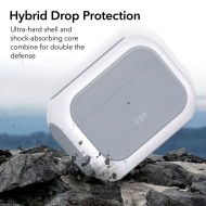 360 градусов калъф за слушалки с MagSafe за Apple Airpods Pro 1 / 2 от ESR Orbit Halolock - Бял