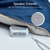 360 градусов калъф за слушалки с MagSafe за Apple Airpods Pro 1 / 2 от ESR Orbit Halolock - Бял