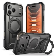 Удароустойчив кейс с MagSafe и стойка за Iphone 17 Pro / 18 Pro от Supcase UB Grip Mag - Black