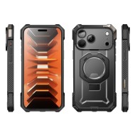 Удароустойчив кейс с MagSafe и стойка за Iphone 17 Pro / 18 Pro от Supcase UB Grip Mag - Black
