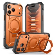 Удароустойчив кейс с MagSafe и стойка за Iphone 17 Pro Mаx / 18 Pro Max от Supcase UB Grip Mag - Coral