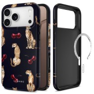 Твърд калъф с MagSafe пръстен за iPhone 17 Pro / 18 Pro от Tech-Protect Lamano - Midnight Cherry