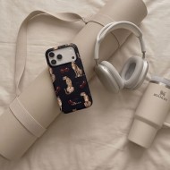 Твърд калъф с MagSafe пръстен за iPhone 17 Pro / 18 Pro от Tech-Protect Lamano - Midnight Cherry