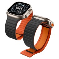 SPIGEN ATHLEX AIR M APPLE WATCH 8 / 9 / 10 / 11 / 12 / SE / ULTRA (44 / 45 / 46 / 49 MM) ACTIVE BLACK/ORANGE