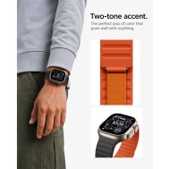 SPIGEN ATHLEX AIR M APPLE WATCH 8 / 9 / 10 / 11 / 12 / SE / ULTRA (44 / 45 / 46 / 49 MM) ACTIVE BLACK/ORANGE