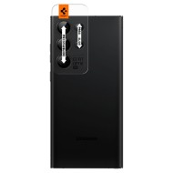 2 броя комплетки от протектори за обектви на камерата на Samsung Galaxy S23 Ultra от Spigen Optik Tr - Черен 